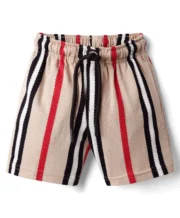 Noddy Knitted Half Sleeves Striped Tee With Coordinating Short Co-ord Set - Image 4