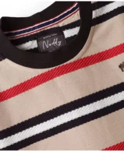 Noddy Knitted Half Sleeves Striped Tee With Coordinating Short Co-ord Set - Image 6