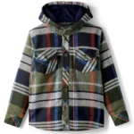 Noddy Full Sleeves Checked Hooded Jacket
