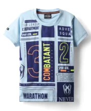 Noddy Knitted Printed Half Sleeves Tee