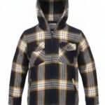 Noddy - Navy / Yellow - Checkered - Shacket