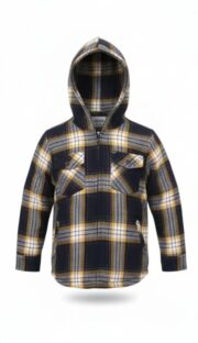 Noddy - Navy / Yellow - Checkered - Shacket